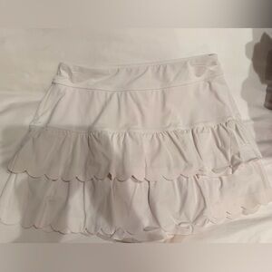 Lilly Pulitzer White Ruffle Skirt